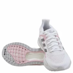 adidas SolarGlide Shoes Cloud White / Silver Metallic / Fresh Candy