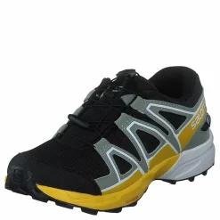 Barn Salomon Speedcross Cswp J Black/wrought Iron/lemon