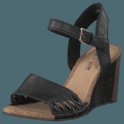 Clarks Spiced Poppy Black Leather