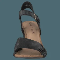 Clarks Spiced Poppy Black Leather