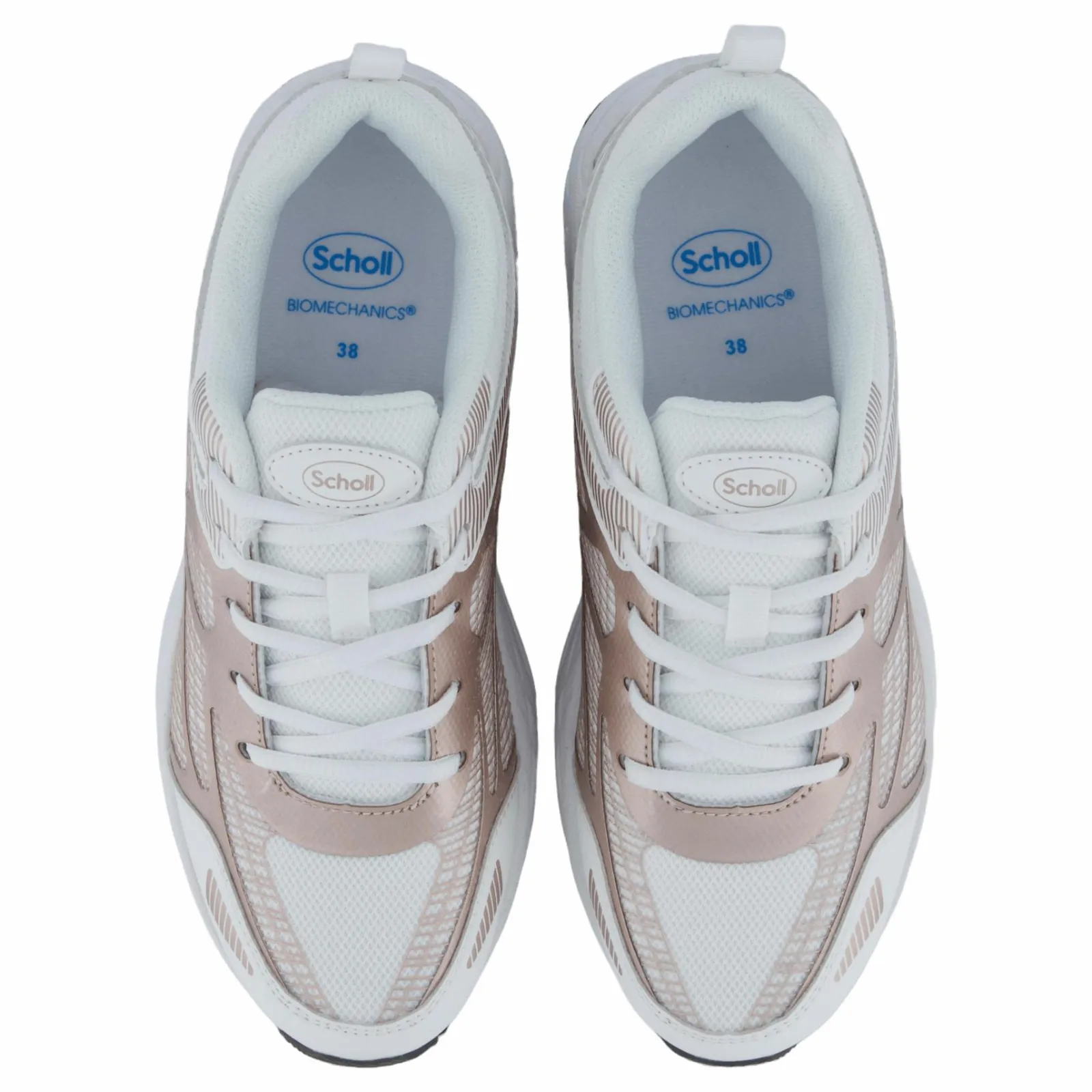 Scholl Sprinter Net White/gold