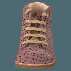 Barn Angulus Starter Boot With Laces Rose Dot