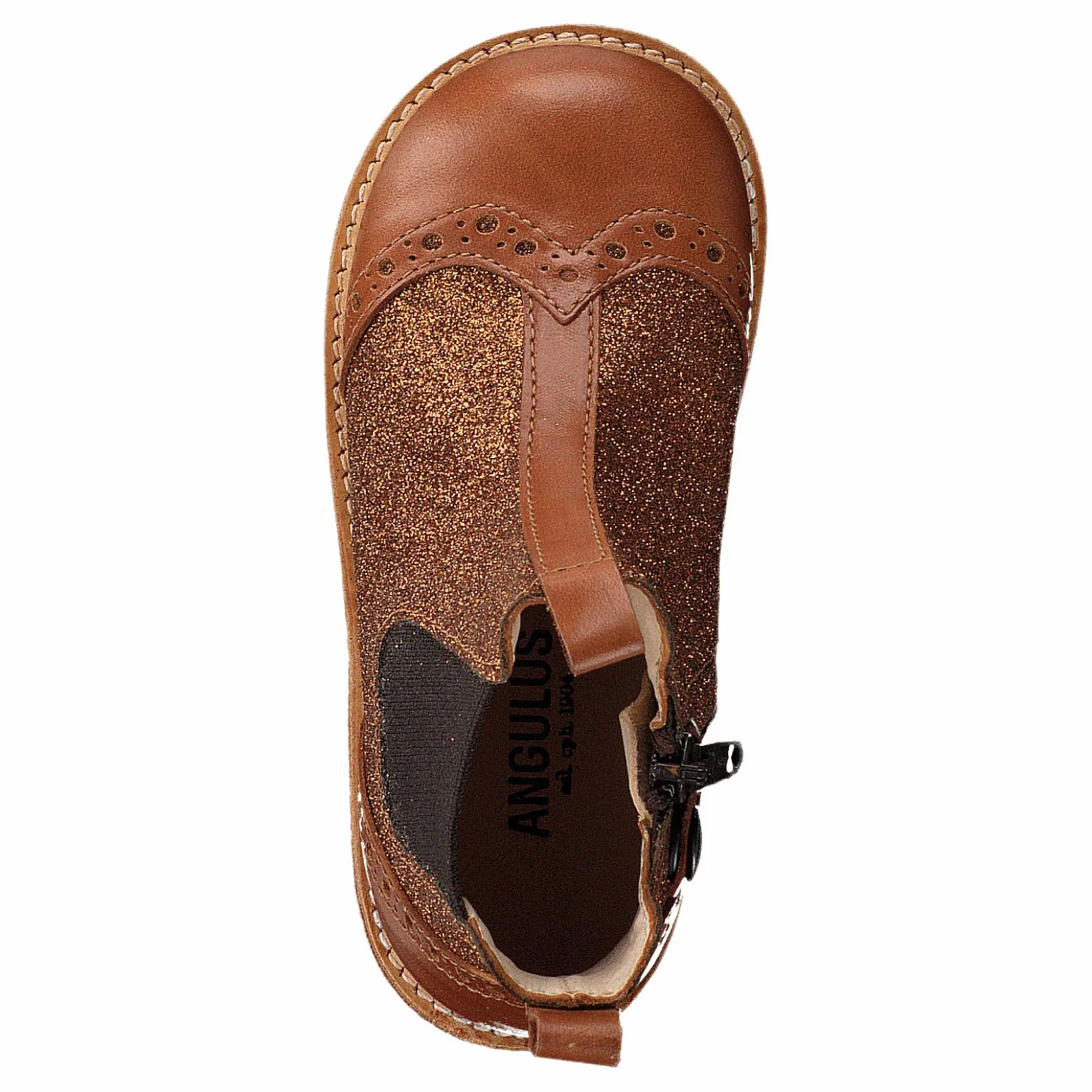 Barn Angulus Starter Chelsea Boot With Elas Cognac/rust Gl./brown