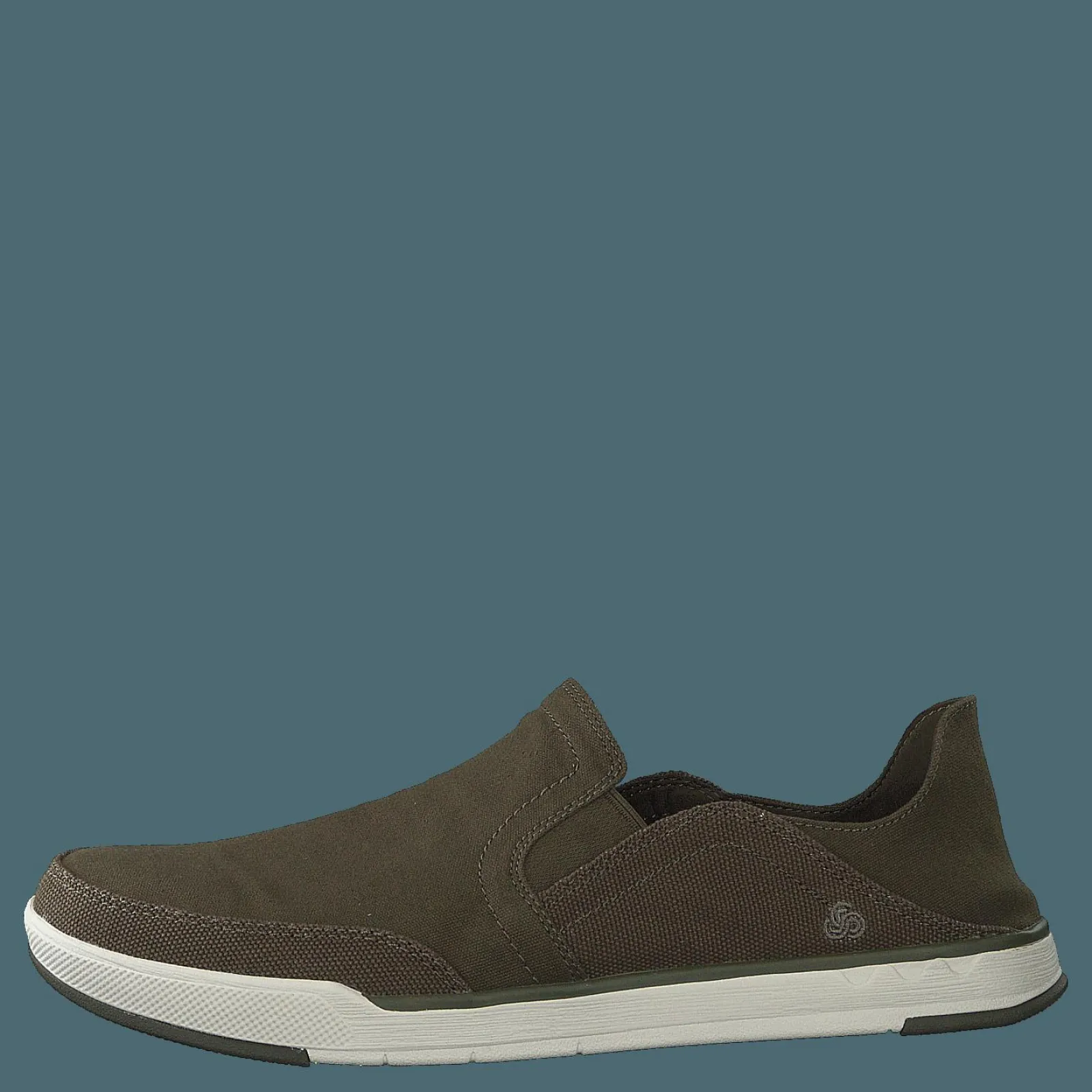 Clarks Step Isle Row Khaki Green Canvas