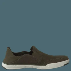 Clarks Step Isle Row Khaki Green Canvas