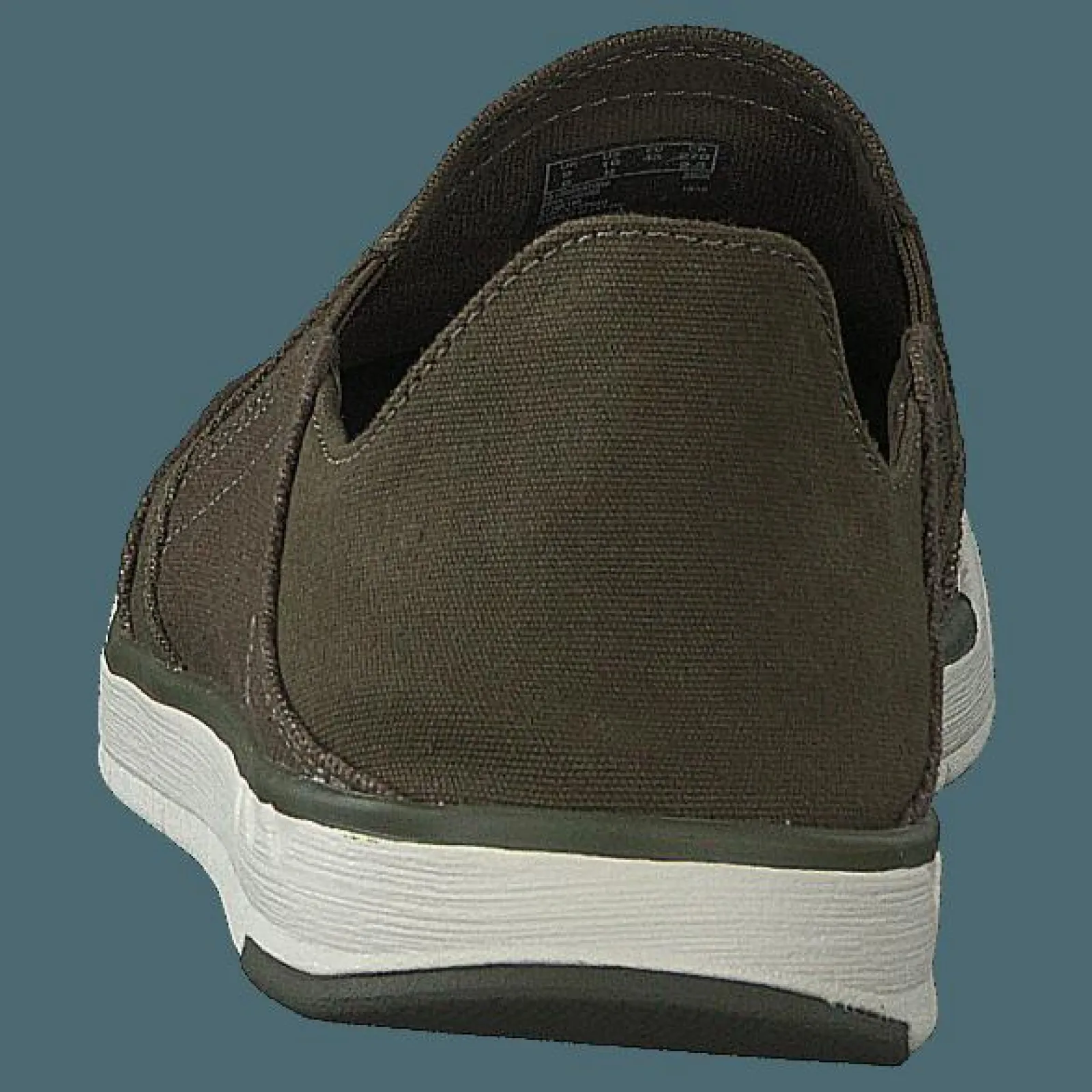 Clarks Step Isle Row Khaki Green Canvas