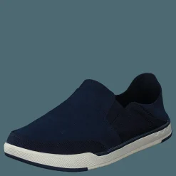 Clarks Step Isle Row Navy Canvas