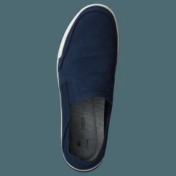 Clarks Step Isle Row Navy Canvas