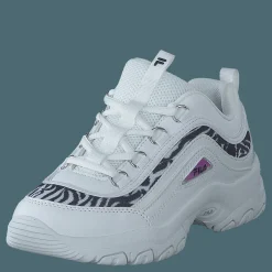 Barn Fila Strada A Low Kids 13036 - White-black
