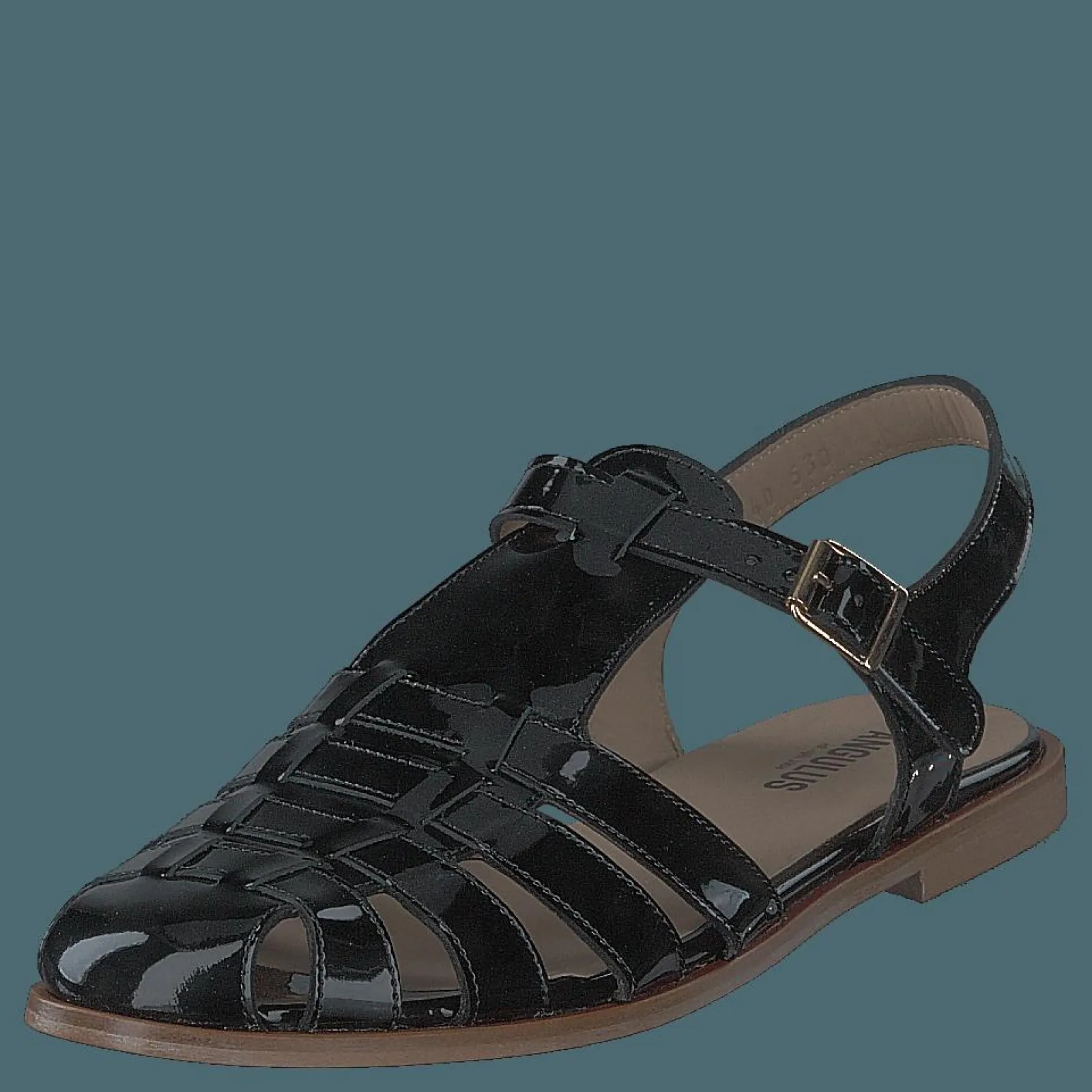 Angulus Strap Sandal With Buckle Black