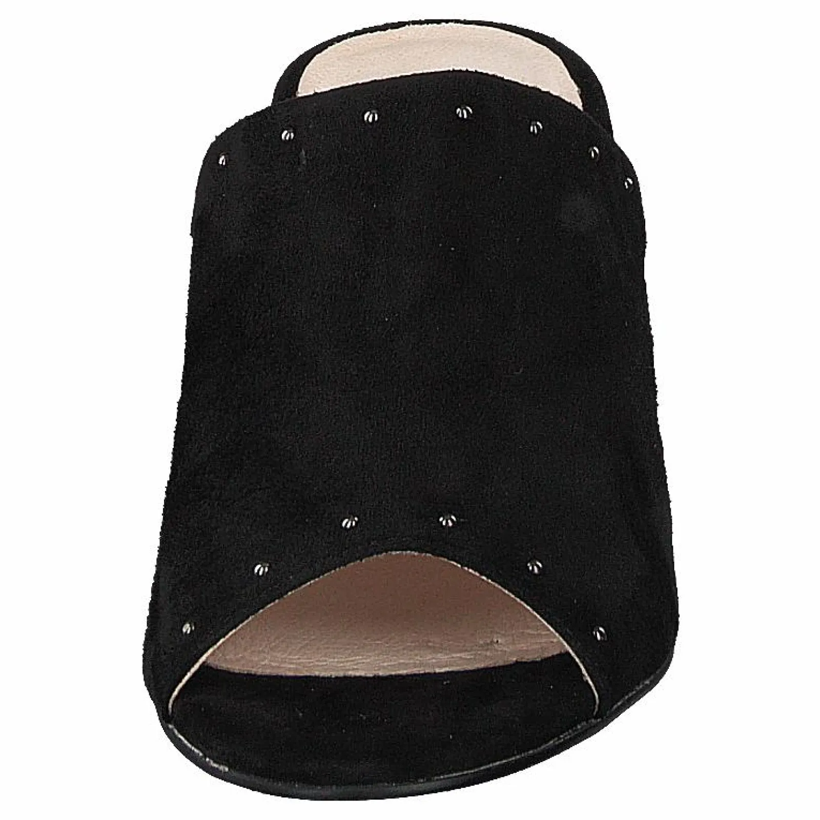 Bianco Suede Mule Sandal Jfm17 110 - Black 10