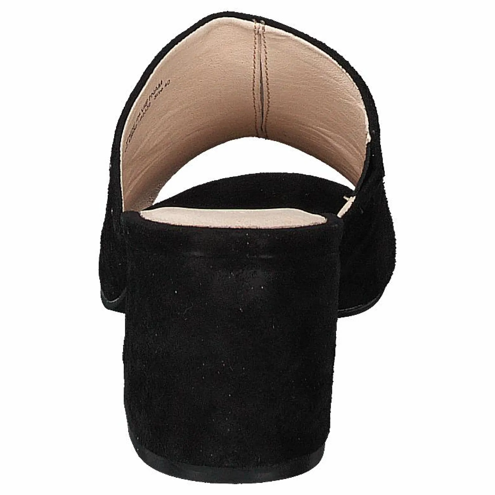 Bianco Suede Mule Sandal Jfm17 110 - Black 10