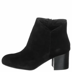 Bianco Suede V-cut Boot Jas18 Black
