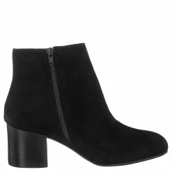 Bianco Suede V-cut Boot Jas18 Black
