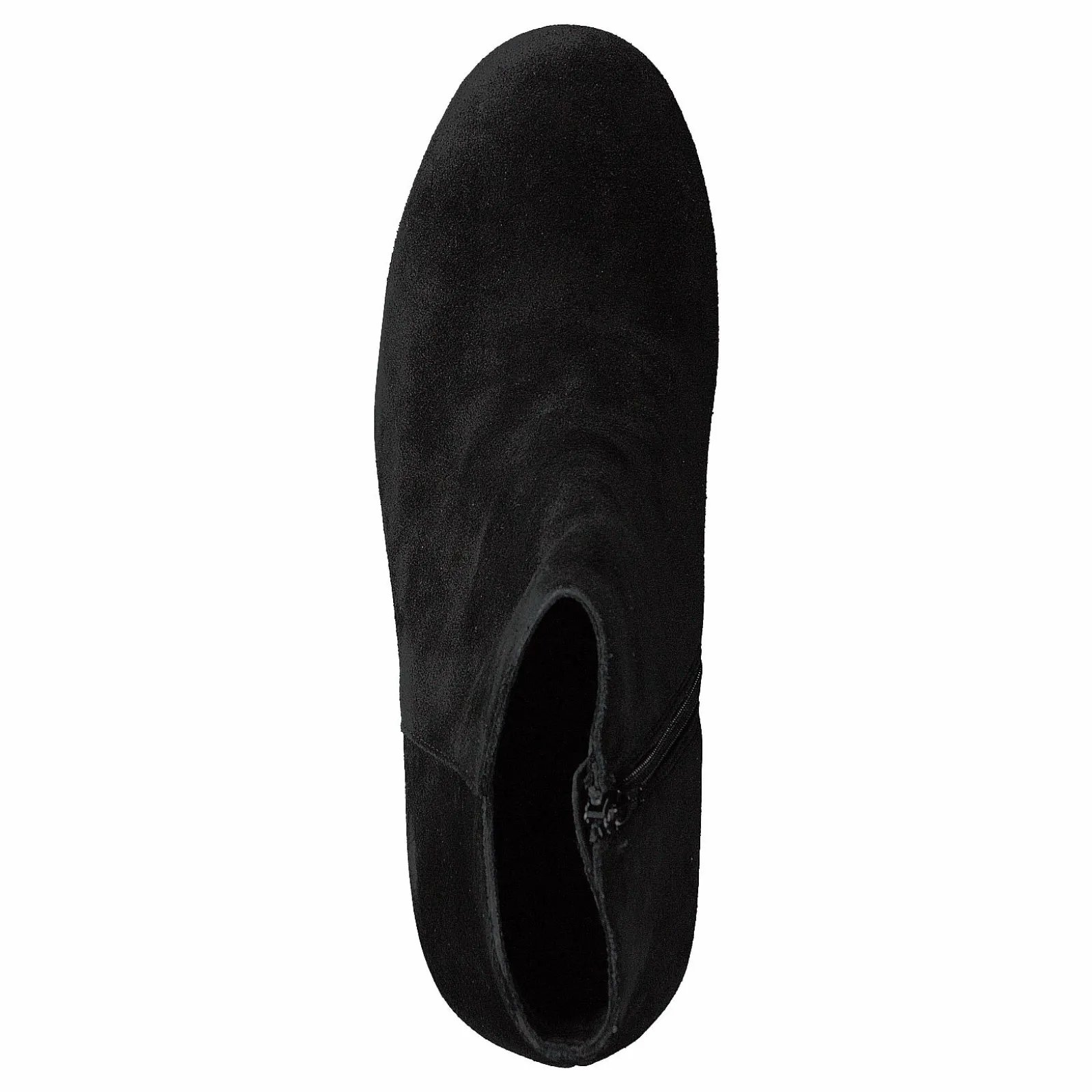 Bianco Suede V-cut Boot Jas18 Black