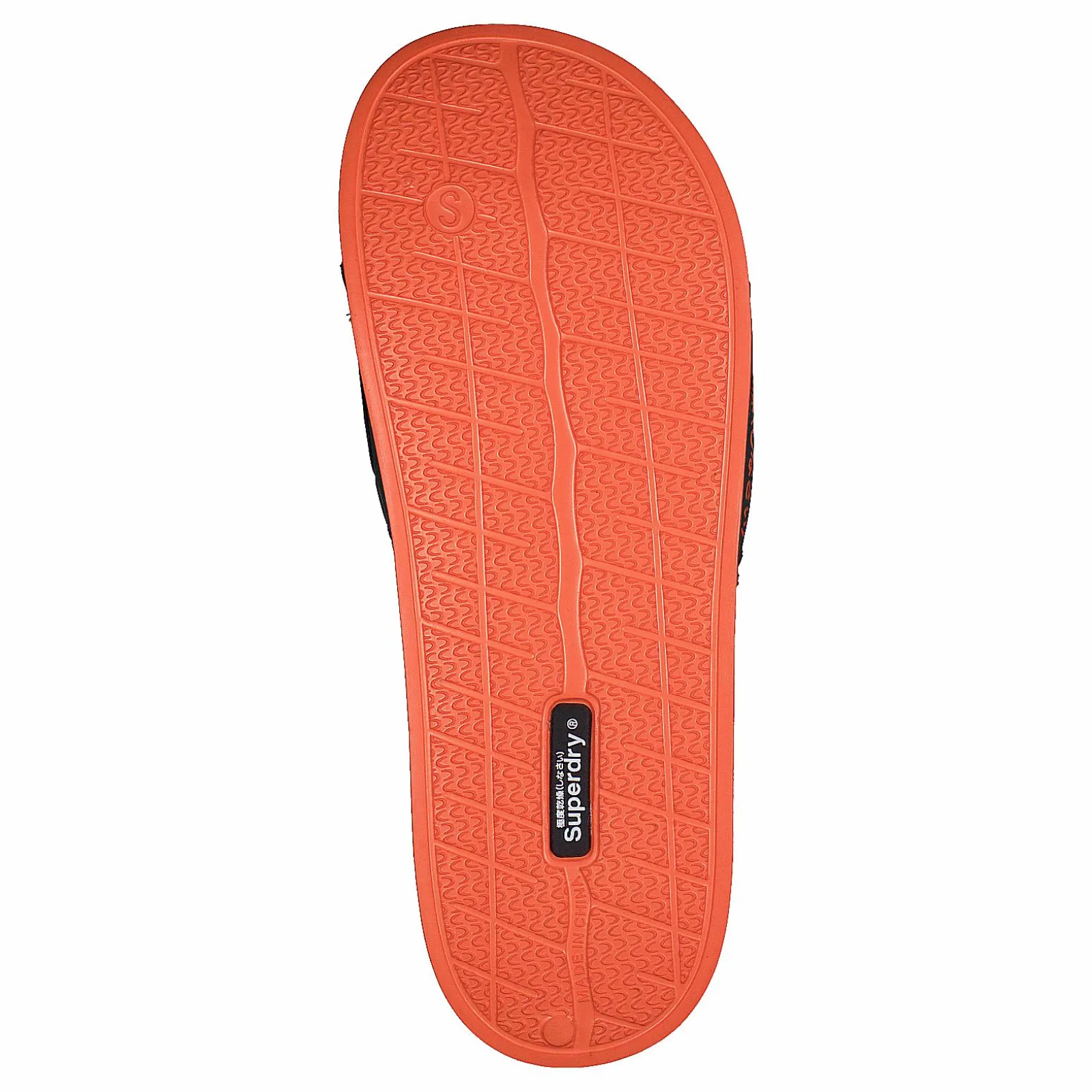 Superdry Aop Beach Slide Khaki/black/orange