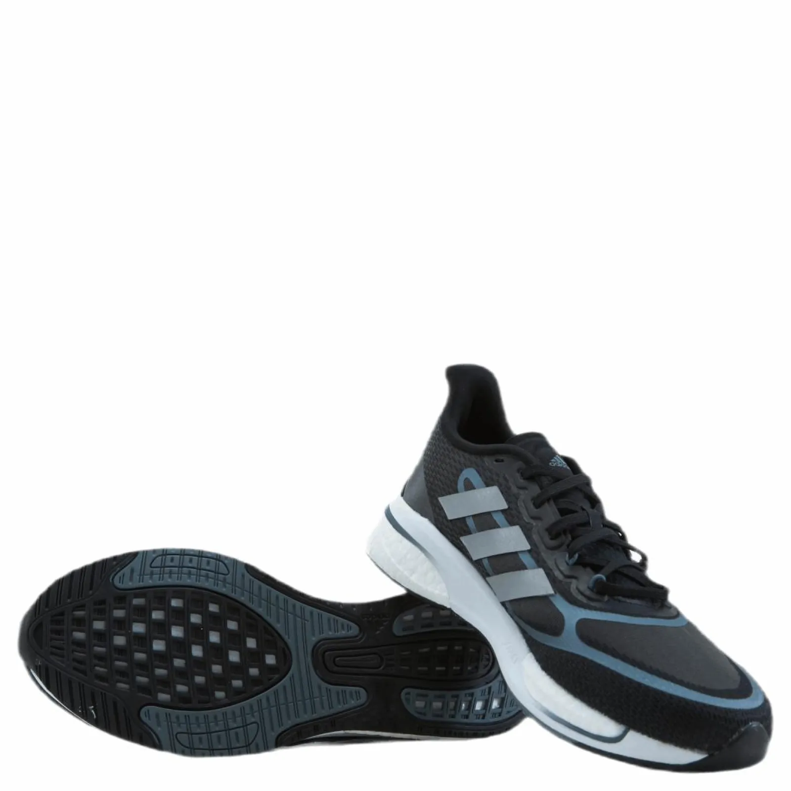 adidas Supernova+ Shoes Core Black / Silver Metallic / Blue Oxide