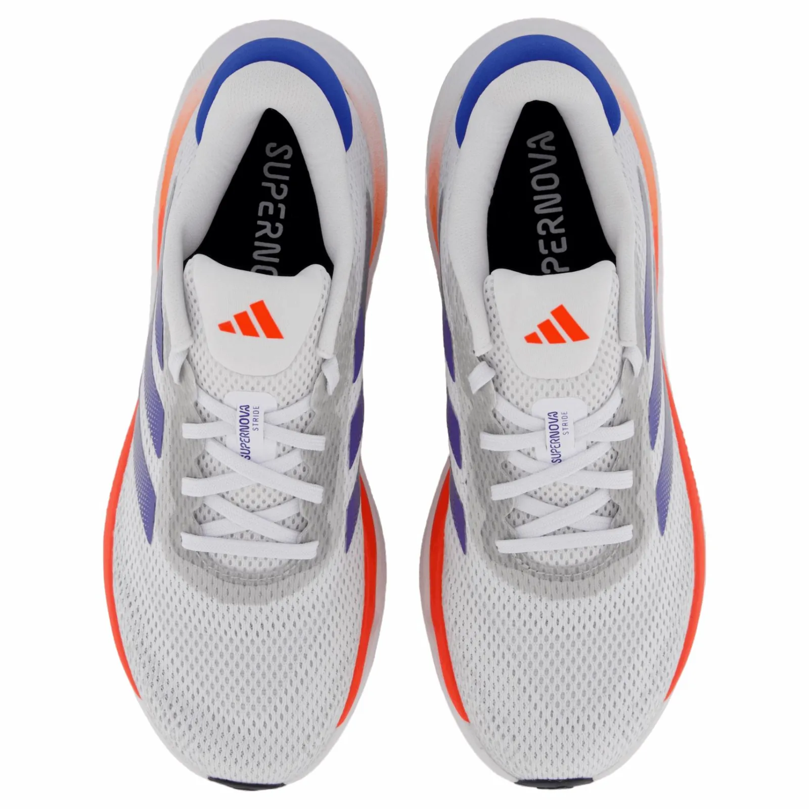 adidas Supernova Stride Shoes Cloud White / Royal Blue / Solar Red