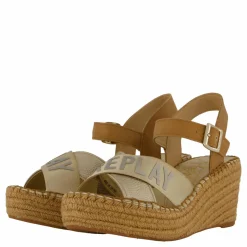 Replay Susan Cross Espadrille Platin
