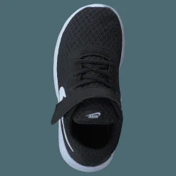 Barn Nike Tanjun Baby/Toddler Shoes BLACK/WHITE-WHITE