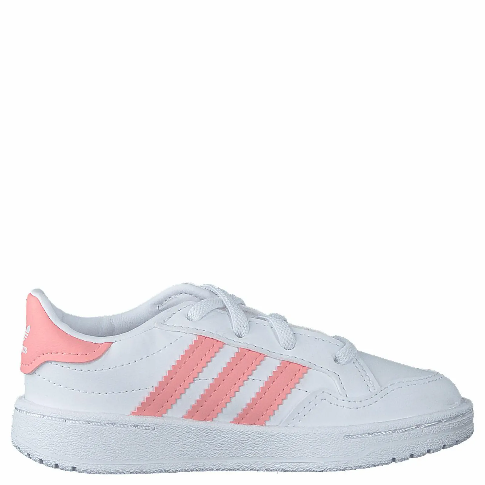 Barn adidas Originals Team Court El I Ftwr White/glory Pink/core Bla