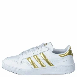 adidas Originals Team Court W Ftwr White/gold Met./ftwr Whit