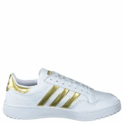 adidas Originals Team Court W Ftwr White/gold Met./ftwr Whit