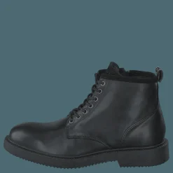 Sneaky Steve Texas Leather Shoe Black