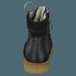 Barn Angulus Tex-boot With Laces And Zipper Black