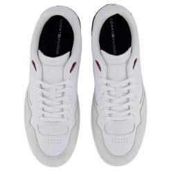 Tommy Hilfiger Th Basket Street Leather White