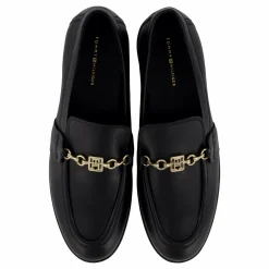Tommy Hilfiger Th Chain Leather Loafer Black
