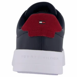 Tommy Hilfiger Th Court Leather Grain Ess Desert Sky