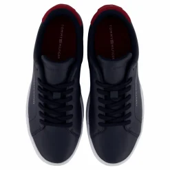 Tommy Hilfiger Th Court Leather Grain Ess Desert Sky