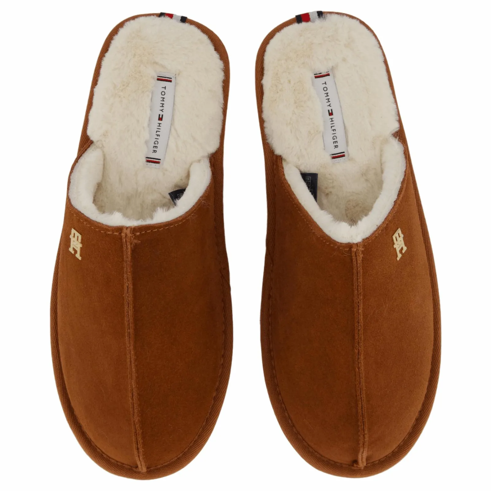 Tommy Hilfiger Th Elevated Comfort Home Slipp Cognac
