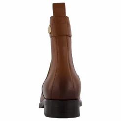 Tommy Hilfiger Th Stud Leather Low Chelsea Cognac Brown