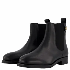 Tommy Hilfiger Th Stud Leather Low Chelsea Black