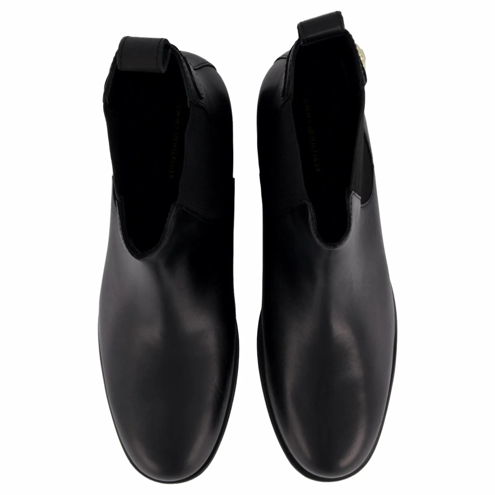 Tommy Hilfiger Th Stud Leather Low Chelsea Black