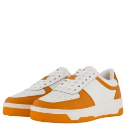 The Original 1936 Copenhagen The Ella 2.0 White/orange Tumbled Leather
