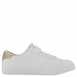 Barn Ralph Lauren Junior Theron V Ps White Smooth Pu/gold Metallick
