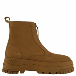 Tommy Hilfiger Tjw Zip  Up Flatform Nubuck Bo Light Sepia Brown