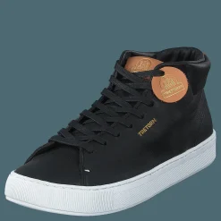 Tretorn Tournament Leather Hi Wp Black/white