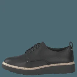 Clarks Trace Walk Black Leather