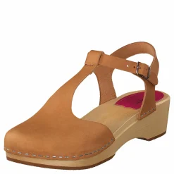 Swedish Hasbeens T-strap Debutant Nature