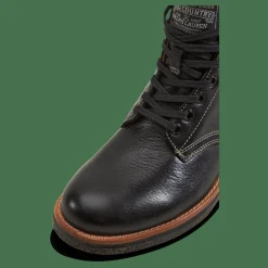 Polo Ralph Lauren Tumbled Leather Boot Black