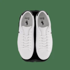 Polo Ralph Lauren Tumbled Leather White / Black