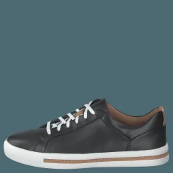 Clarks Un Maui Lace Black Leather