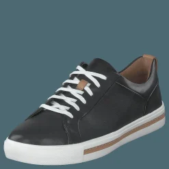 Clarks Un Maui Lace Black Leather