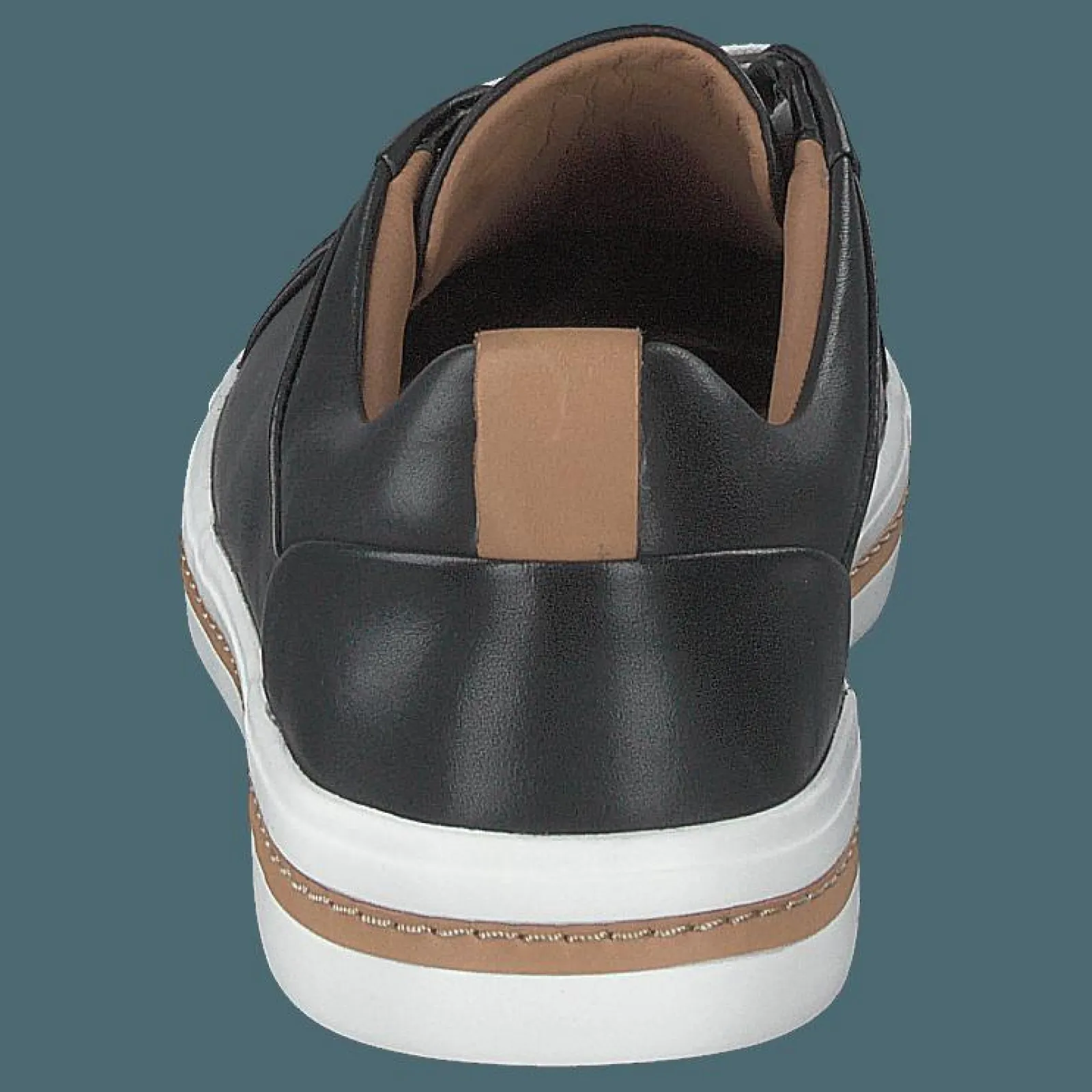 Clarks Un Maui Lace Black Leather