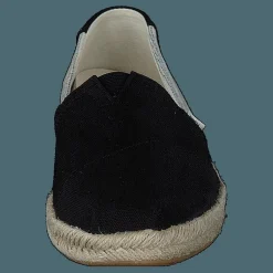 Toms University Stripe Organic Cott Black