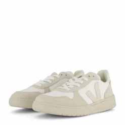 Veja V-10 B Mesh White Natural Pierre